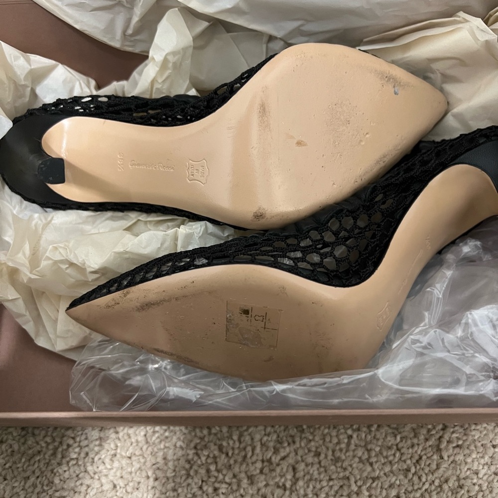 Gianvito Rossi Black mesh pumps - Picture 2 of 5